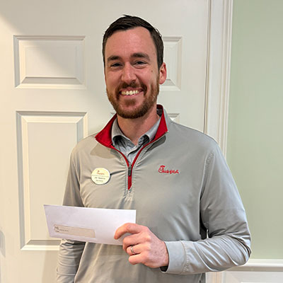 Thanking Chick-fil-a partners for 2nd Annual Sweets for Veterans, December 2025